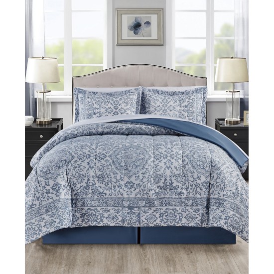  Estella 8-Pc. Comforter Sets, California King, Blue