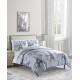  Paris Daisy 3-Pc Comforter Sets, Blue, Full/Queen