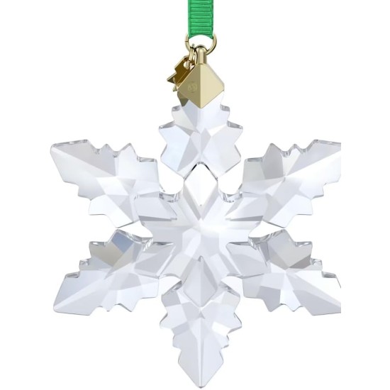  Annual Edition 2023 Ornament Clear Crystal Star with 97 Facets Gold