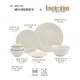  Inspiration by Denmark Amelia 42 Pc. Dinnerware Set, Service for 6