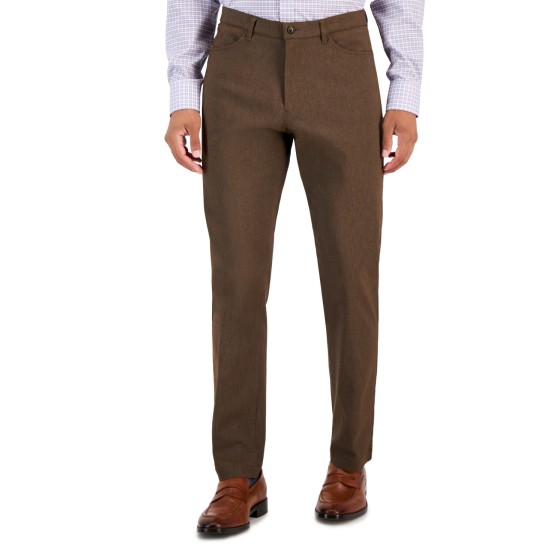  Men’s Th Flex Modern Fit Four-Pocket Twill Pants, Brown, 38×29