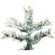  6.5′ Flocked Alaskan Pine Artificial Christmas Tree Unlit, White