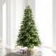  6.5′ King Spruce Artificial Christmas Tree, Unlit – Lifelike Indoor Seasonal Home Decor – Maintenance Free Realistic Unlit Faux Spruce Christmas Tree, Green