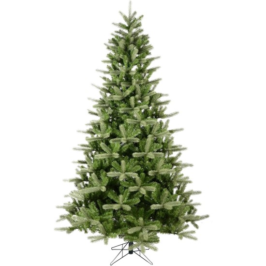  6.5′ King Spruce Artificial Christmas Tree, Unlit – Lifelike Indoor Seasonal Home Decor – Maintenance Free Realistic Unlit Faux Spruce Christmas Tree, Green