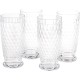 Villeroy & Boch Boston Clear Crystal Highball Glasses, Set of 4