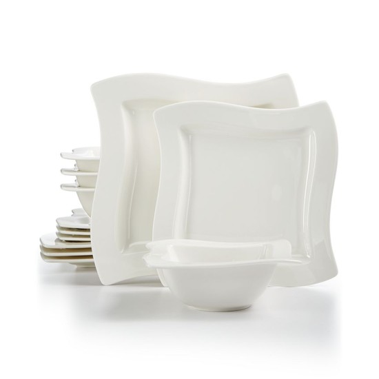 Villeroy & Boch New Wave 12pc Dinner Set for 4