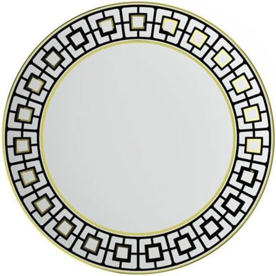 Villeroy & Boch Signature MetroChic Bread Plate, White/Black/Gold, 16cm