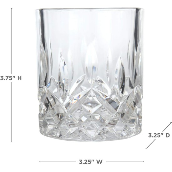  Admiral Crystal Tumblers, Set of 2, 9 Oz