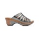  Women’s Valencia Clog Sandals, Pewter, 6.5