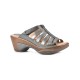  Women’s Valencia Clog Sandals, Pewter, 6.5