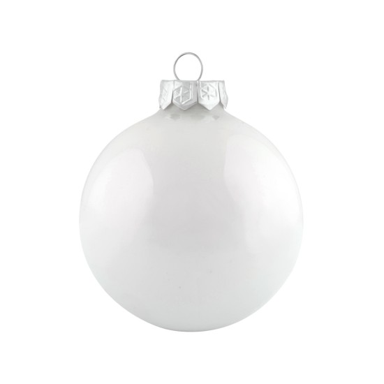  3.25″ Glass Christmas Ornaments – Box of 4