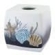  Blue Lagoon Ombre Seashells Tissue Box Cover