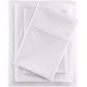  Cooling 600 Thread Count Cotton Blend 4-Pc. Sheet Set, Queen – White