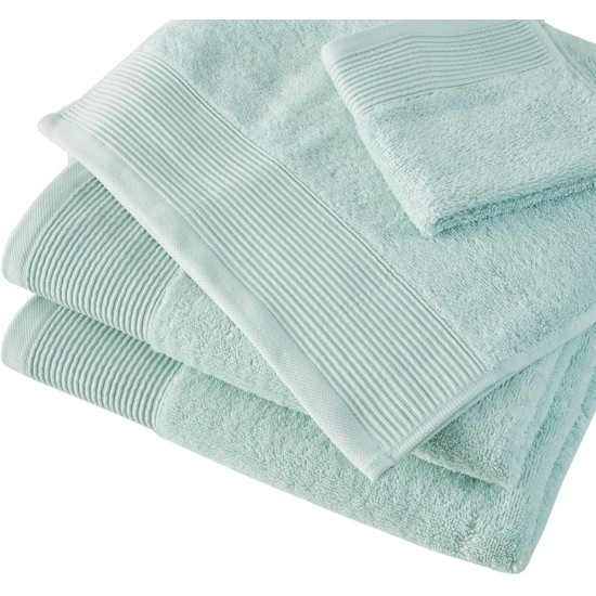  Nuage Cotton Lyocell Blend 6 Piece Towel Set – Seafoam