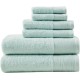  Nuage Cotton Lyocell Blend 6 Piece Towel Set – Seafoam