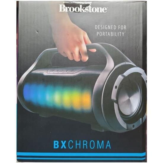  Bxchroma Wireless LED Boombox – Black