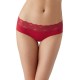 B.tempt’d Women’s b.bare Hipster Panty, Haute Red, Large