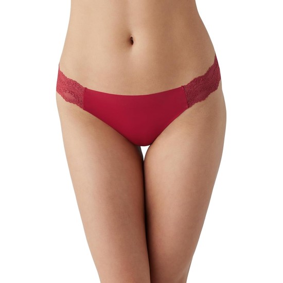 B.tempt’d Women’s b.Bare Thong Panty, Haute Red, Large