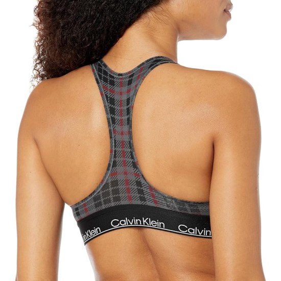  Modern Cotton Unlined Wireless Bralette, Charcoal, Small