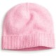  100% Cashmere Cuffed Beanie, Pink