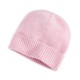  100% Cashmere Cuffed Beanie, Pink