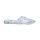  Printed Quilted Slide Slippers, Cherry Blossom, Small