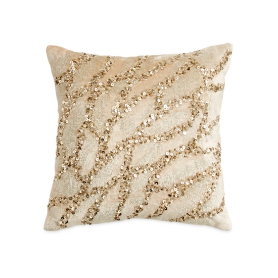  Gold Dust Collection Decorative Pillow, 12 X 12