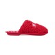  Mini Big Kid’s Matching Holiday Slippers,  Red