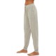  Body Women’s Drawstring-Waist Jogger Pajama Pants (Grey Heather, Medium)