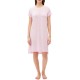  Body Women’s Short-Sleeve Dorm Nightgown (Butterfly Pink, Small)