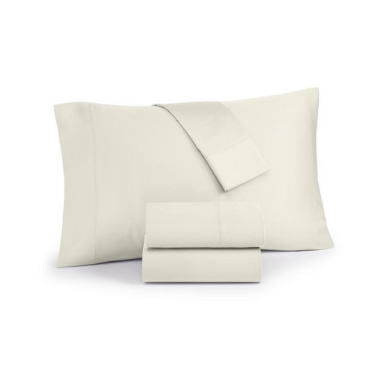  500 Thread Count Micro Cotton Sheet Set, Queen, Ivory