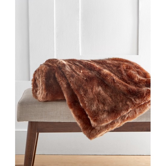  Lynx Faux Fur Throw, 50″ x 60″