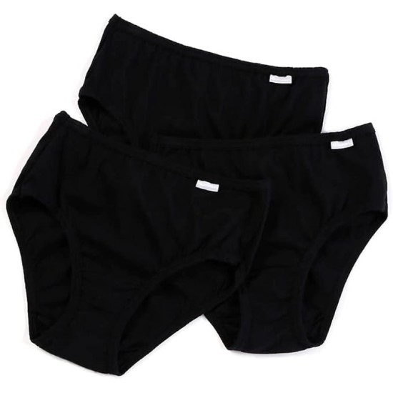  Women’s Underwear Elance Hipster – 3 Pack, Black, 5