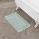  Ruffled Cotton Bath Rug, 20″ X 34″ – Aqua