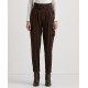  Women’s Belted Ponte Cargo Pants – Circuit Brown, 14