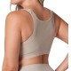  Firm Control Wireless Back Support Bra, Light Beige, 36C