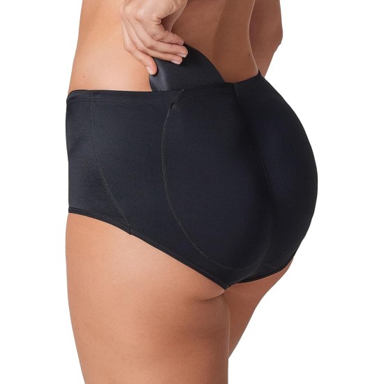  Women’s Magic Benefit Padded Butt Lift Panty, Black, Medium