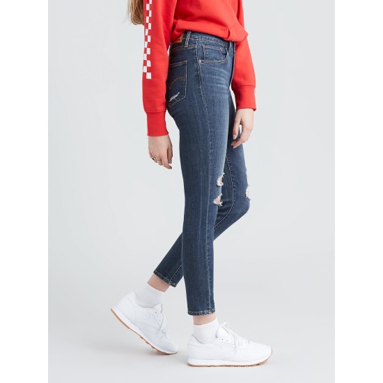 Levi’s Original Red Tab Women s 721 High-Rise Skinny Jeans, Blue, 27