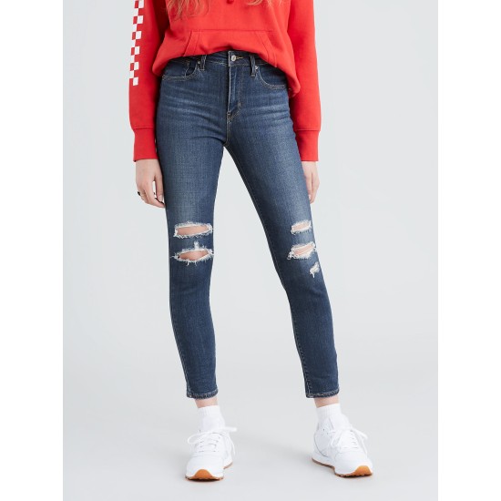 Levi’s Original Red Tab Women s 721 High-Rise Skinny Jeans, Blue, 27