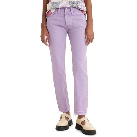 Levi’s Women’s 501 Original-Fit Straight-Leg Jeans, Purple Rose, 25