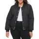 Levi’s Women’s Diamond Quilted Bomber Jacket, Black, Small