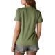  Women’s Hendrix Floral Classic Crew Tee, Olivine, Small