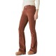  Women’s High-Rise Stevie Flare Denim Pants – Hot Cocoa, 0/25 A