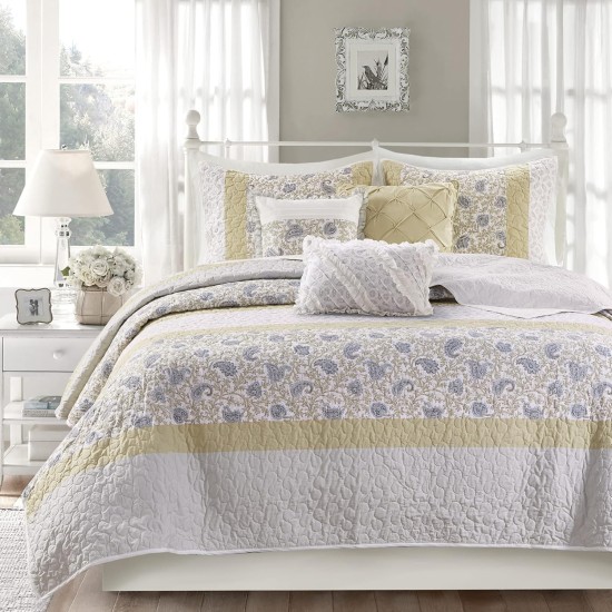  Dawn 6-Pc. Quilt Set, King/California King – Yellow