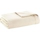  Egyptian Cotton Blanket, Full/Queen Bedding, Ivory