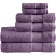  Signature Turkish Cotton 6-Pc. Bath Towel Set – Purple