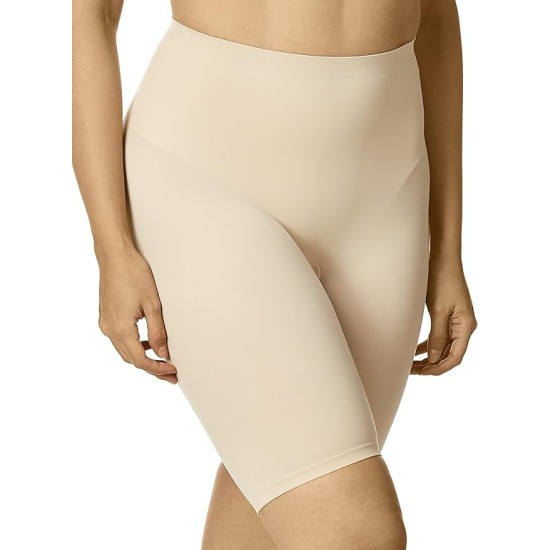  Women’s Cover Your Bases Smoothing Shapewear Slip Short, Transparent, Large