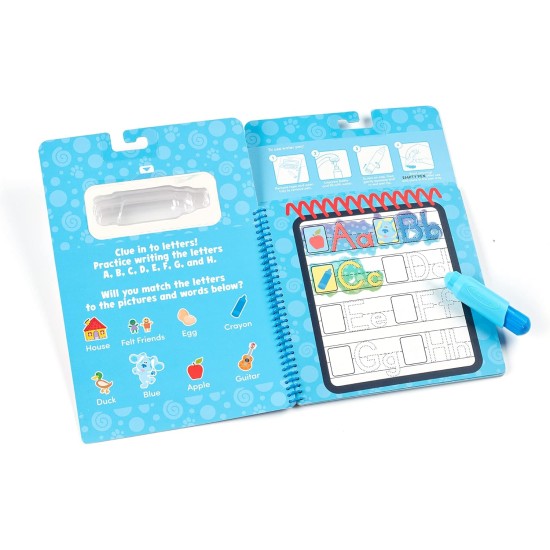 Melissa & Doug Blues Clues & You! Water Wow! Alphabet Water Reveal Travel Activity Pad