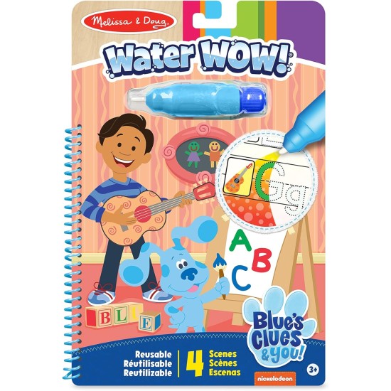 Melissa & Doug Blues Clues & You! Water Wow! Alphabet Water Reveal Travel Activity Pad