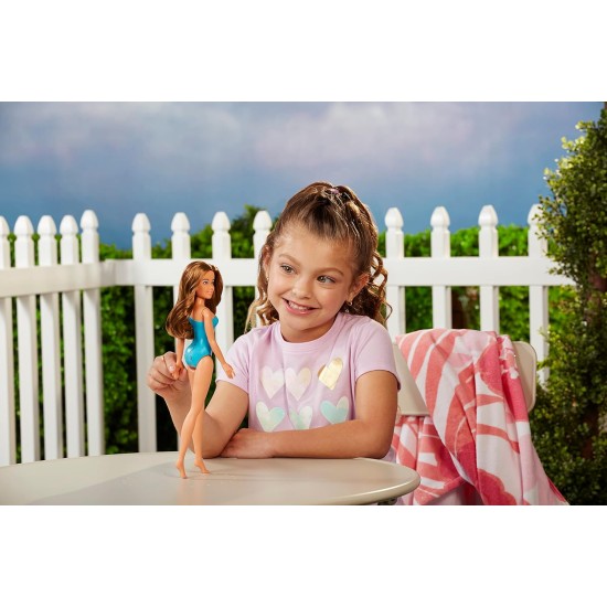  Dream Ella Splash Doll – DreamElla, 11.5″ Brunette Doll in Teal Swimsuit with Colorful Fairy Graphic, Great Value, Great Gift, Toy for Kids Ages 3, 4, 5+